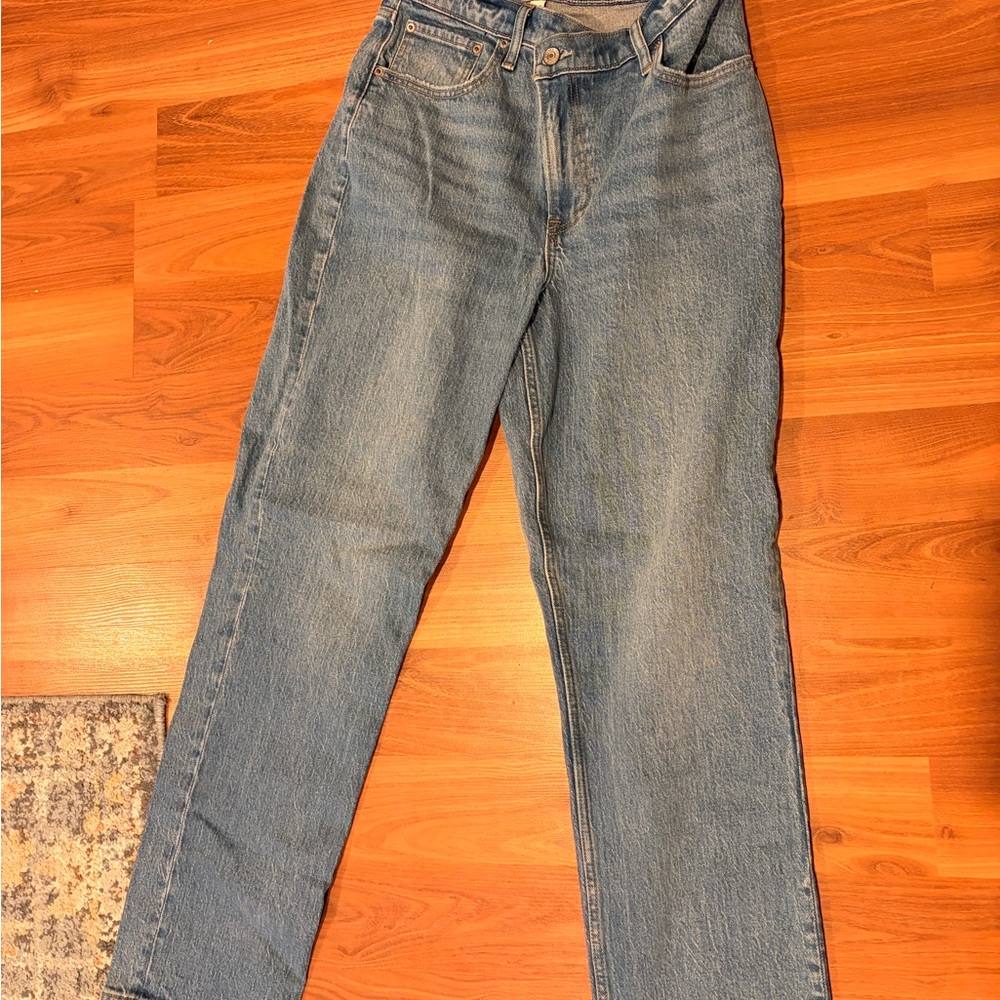 Abercrombie & Fitch Light Blue Straight Jeans